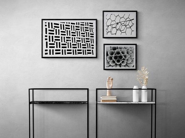 Black & White Abstract Wall Art