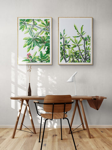 Frangipani Wall Art Seek & Ramble