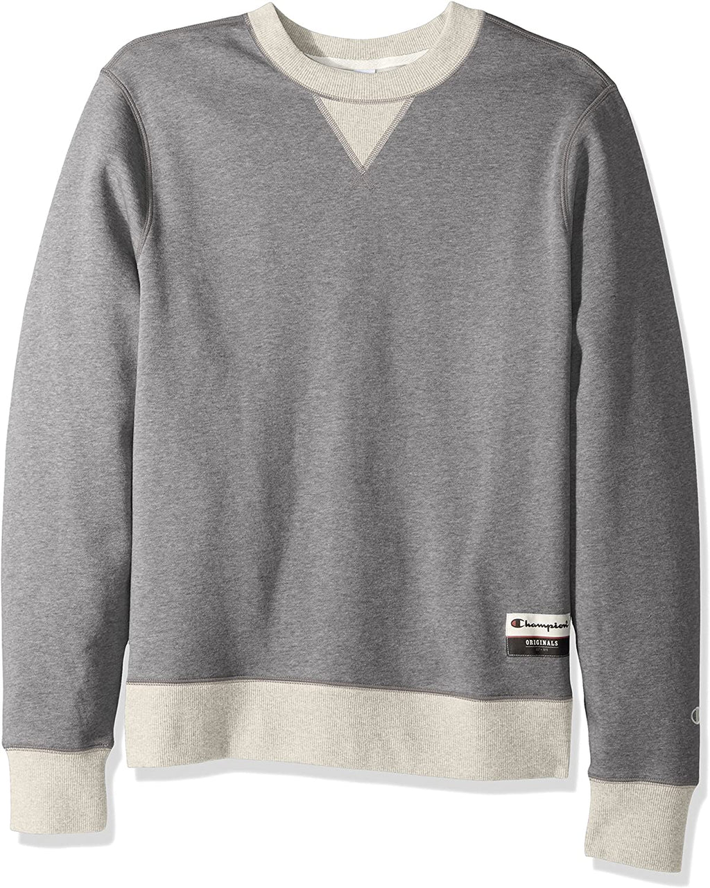 champion authentic sueded fleece crewneck sweatshirt