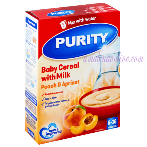 purity baby cereal