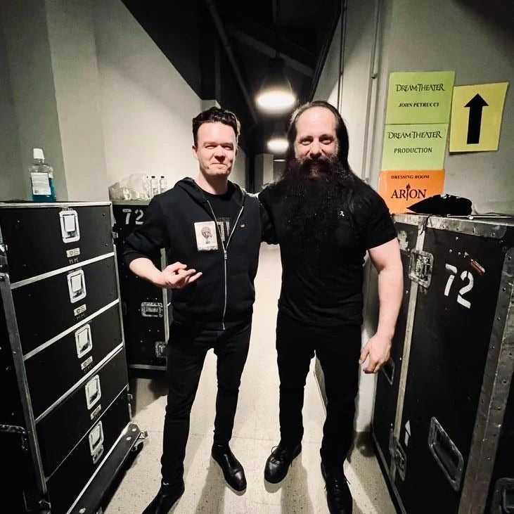 Marek Laskowski of MLC and John Petrucci