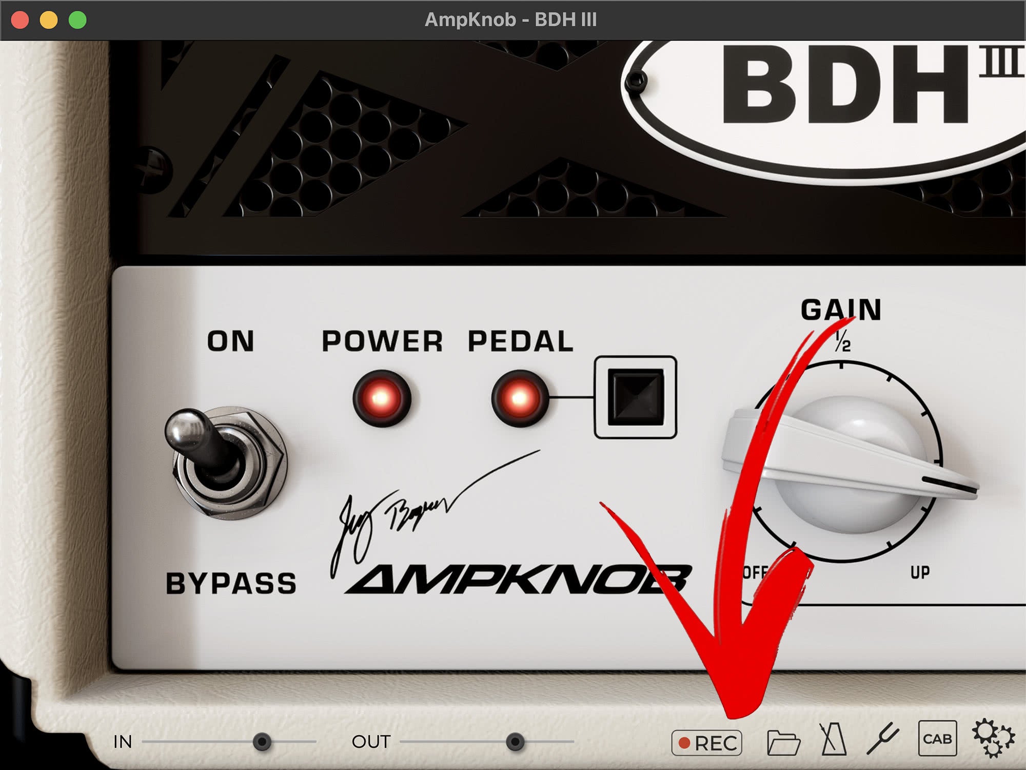 Ampknob BDH recorder