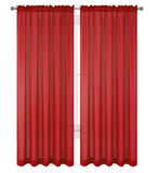 Panels Treatment Beautiful Sheer Voile Window Elegance Curtains Scarf for Bedroom & Kitchen Fully Stitched and Hemmed