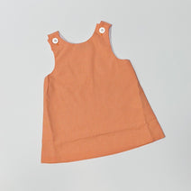 Kate A-Line Jumper-Orange Gingham Nav Image 1