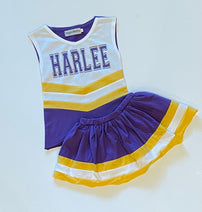 #4—Purple/Gold/White Cheer Outfit Nav Image 1