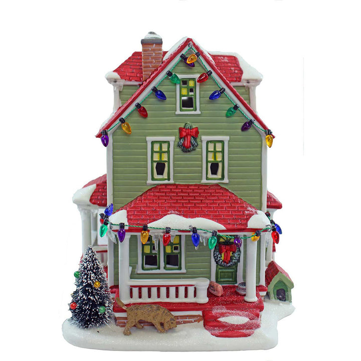 Ralphie's House from Department 56 A Christmas Story Village – Red