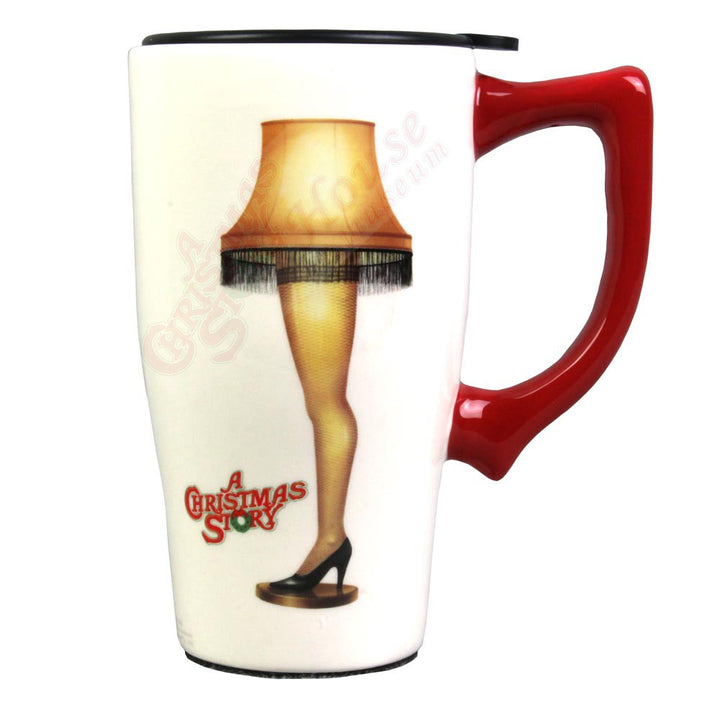 Oh Fudge 20oz Glitter Straw Cup From A Christmas Story – Red Rider Leg Lamps