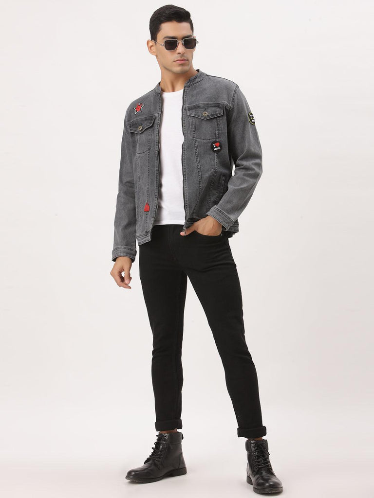 Fesner Full Sleeve Washed Men Denim Jacket - Buy Fesner Full Sleeve Washed  Men Denim Jacket Online at Best Prices in India | Flipkart.com