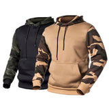 Camouflage Hoodie - Army Green Men Military (Mens)
