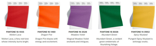 Pantone Colour Palette 