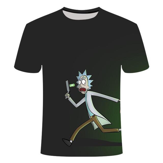 Rick and Morty's Short Sleeve Anime T-shirt