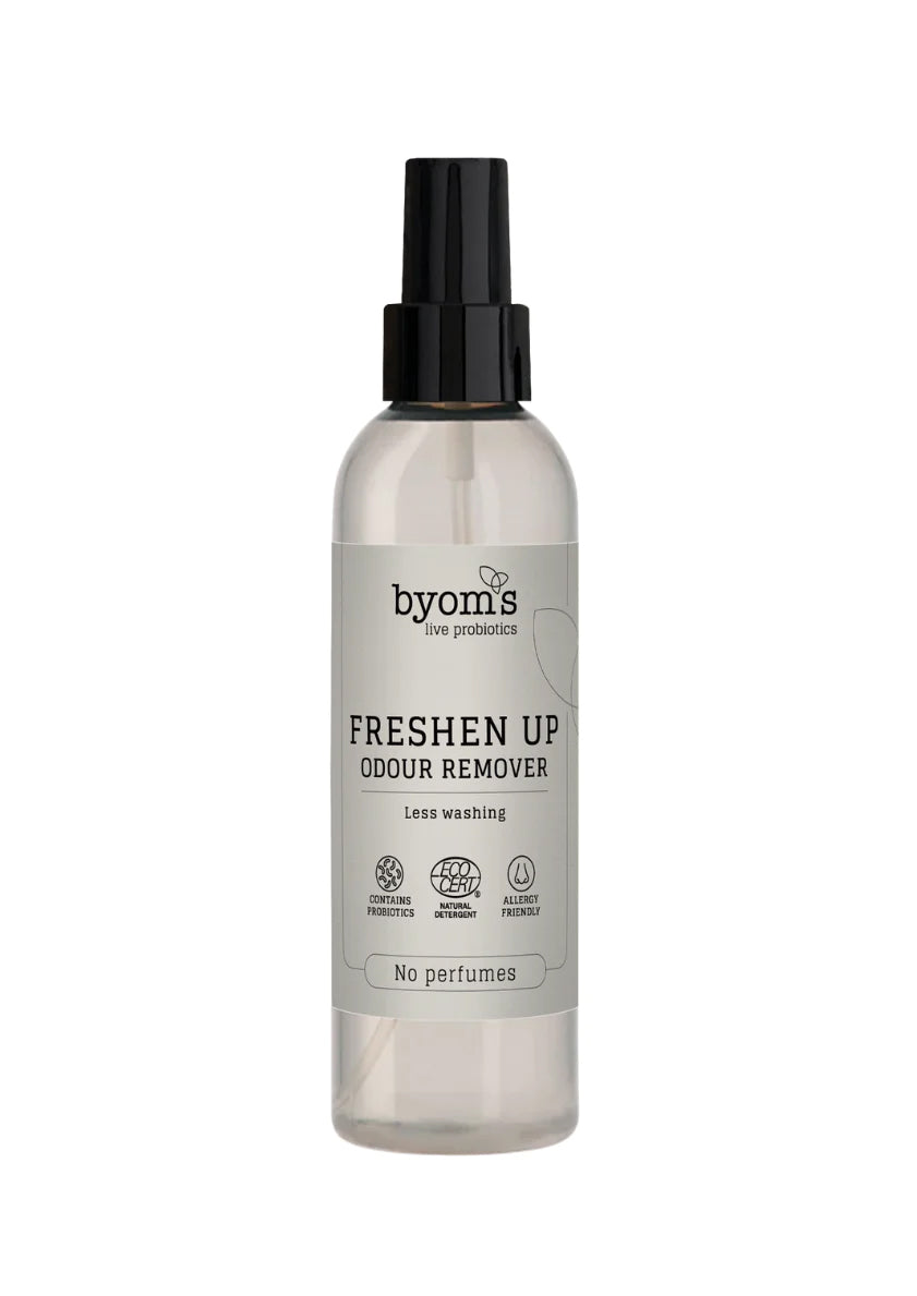 Se Byoms FRESHEN UP PROBIOTIC ODOUR REMOVER ECOCERT No perfumes - 200 ml. hos Green Goddess