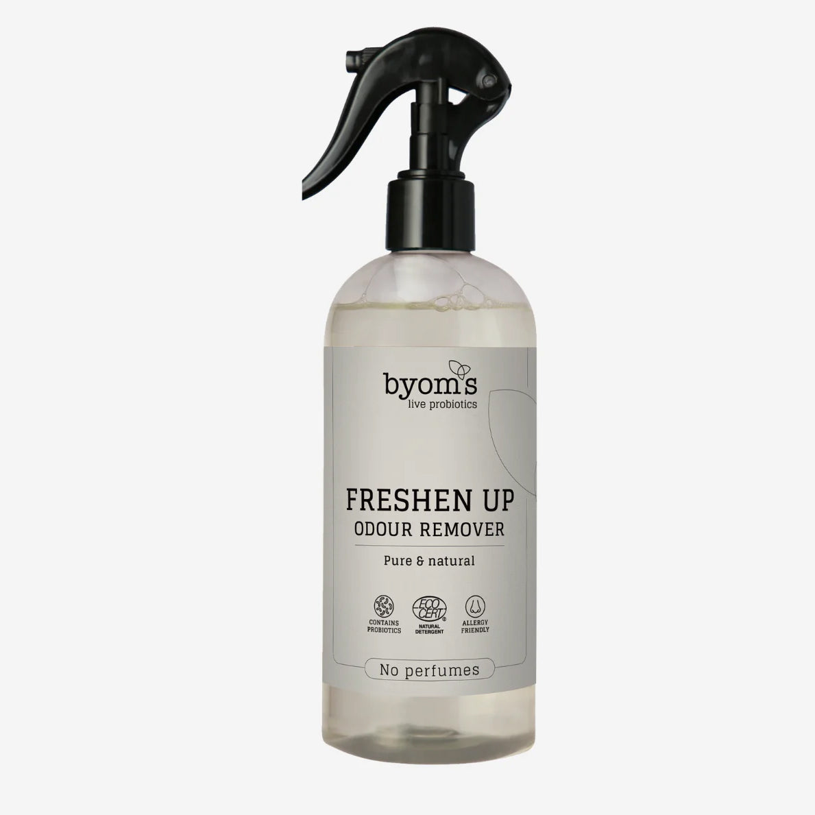 Se Byoms FRESHEN UP PROBIOTIC ODOUR REMOVER ECOCERT No perfumes - 400 ml. hos Green Goddess