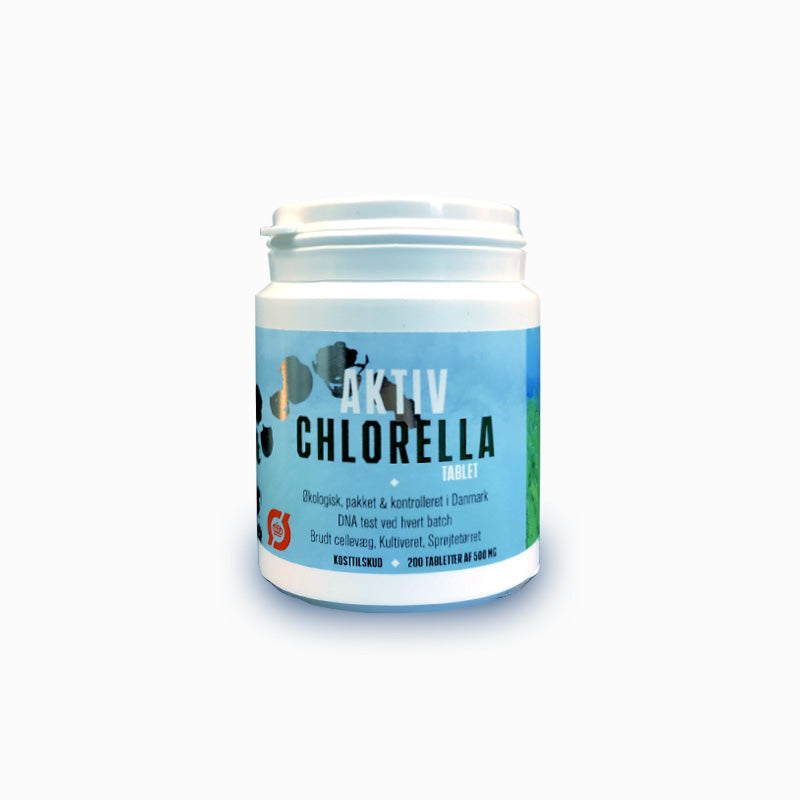 Billede af Aktiv Chlorella Tabletter Ø, 200 tabletter af 500 mg