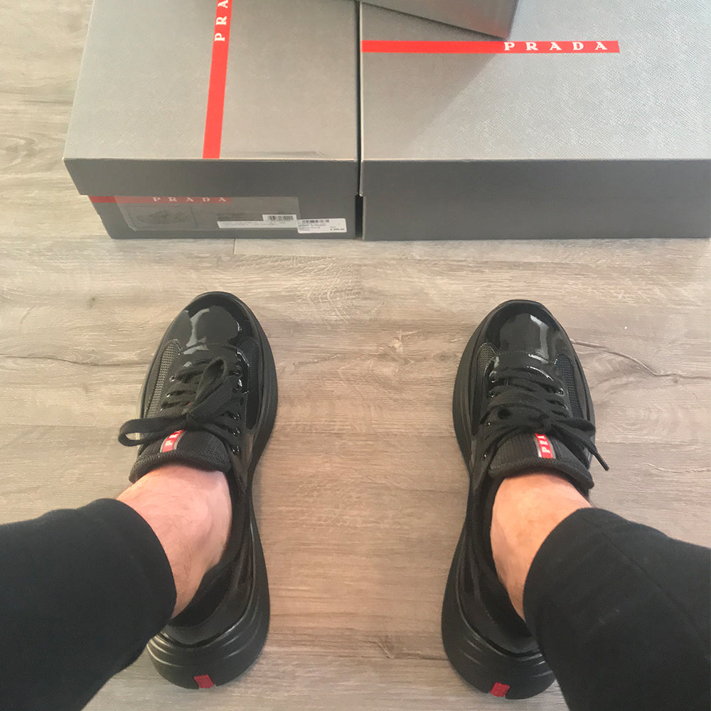 prada vernice bike sneaker