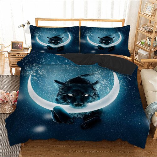 Wolf Bedding Set Us Twin Full Queen King Uk Double Au Super King