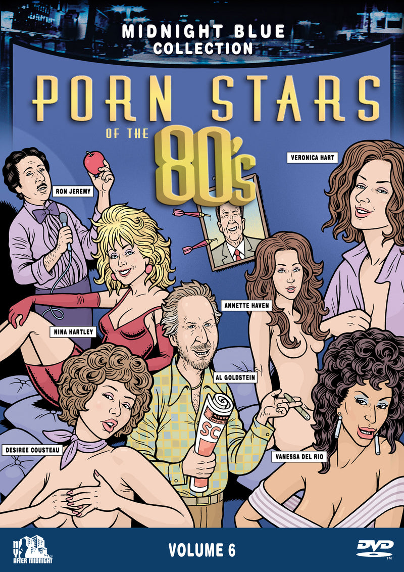 80s Posters - MIDNIGHT BLUE VOLUME 6: PORN STARS OF THE 80S DVD