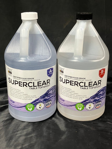 Superclear Table Top Epoxy Resin, 1 Gallon Epoxy Kit - Certified
