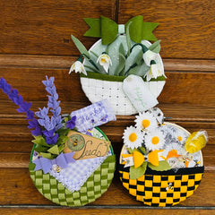 A selection of Spring Basket Hoops
