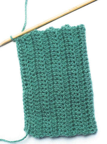 How to crochet your own fingerless mittens step 2