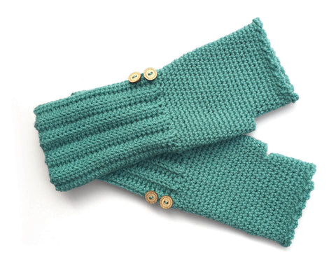 How to crochet your own fingerless mittens step 8