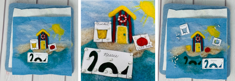 The Crafty Kit Company_Nana Kath's Beach Hut Craft Kit_Step 12