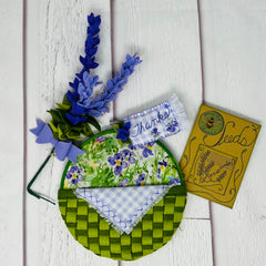 Thank You Basket of Lavender Spring Basket Hoop Craft Project