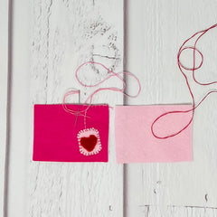 Valentine Tea Bag Pouch The Crafty Kit Company