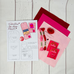 Valentine Tea Bag Pouch Crafty Kit Company