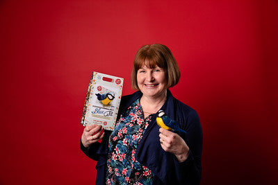 Mandy with The Crafty Kit Company's Bluetit Needle Felting Kit