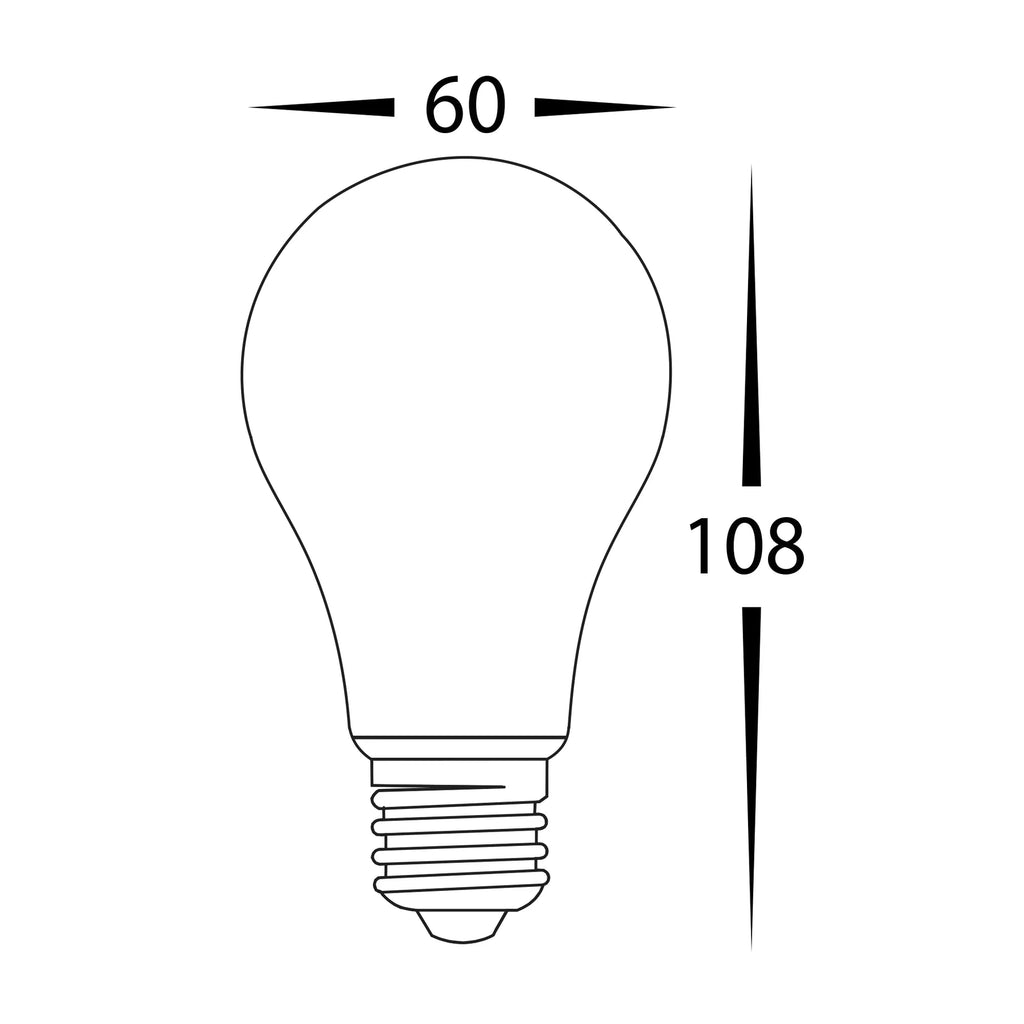 HV9569 - A60 IP20 8W 240v LED Filament Globe | Eco Smart Lighting