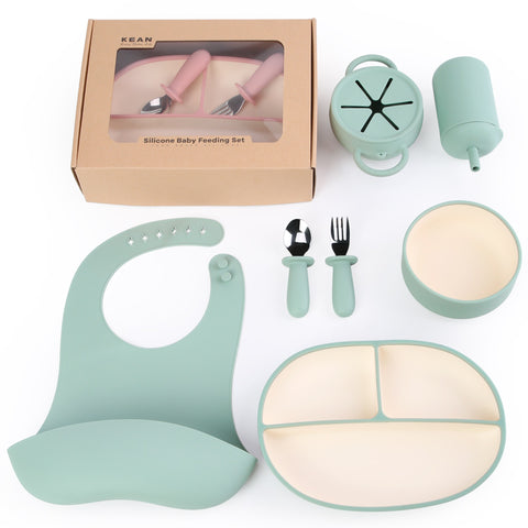 silicone bowl and spoon set