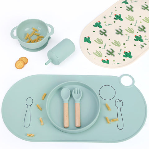 silicone placemat for baby custom logo OEM ODM