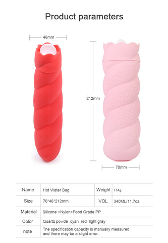 silicone hot water bottle