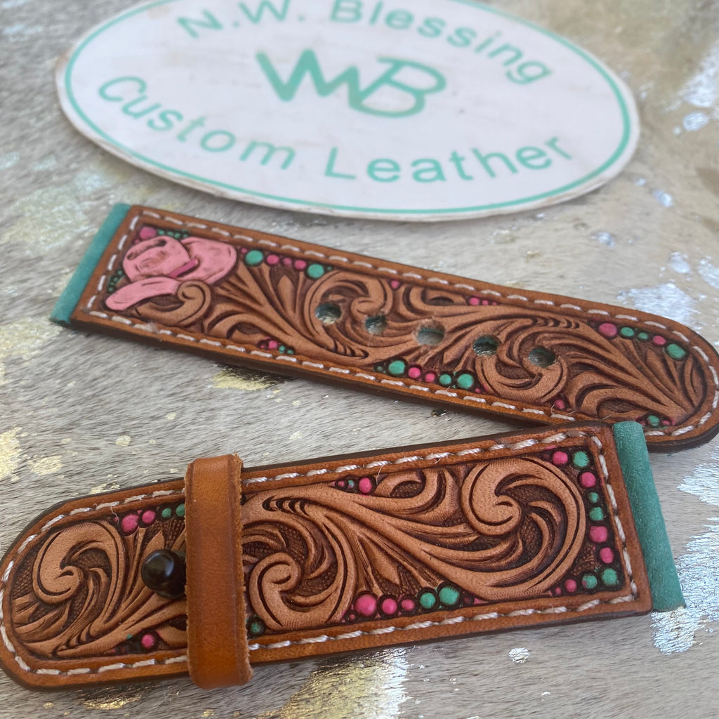 Hand-tooled leather watchband for under $4 – sue's news