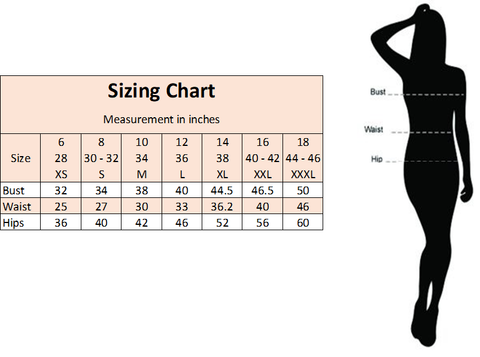 Sizing chart – Chic and Posh