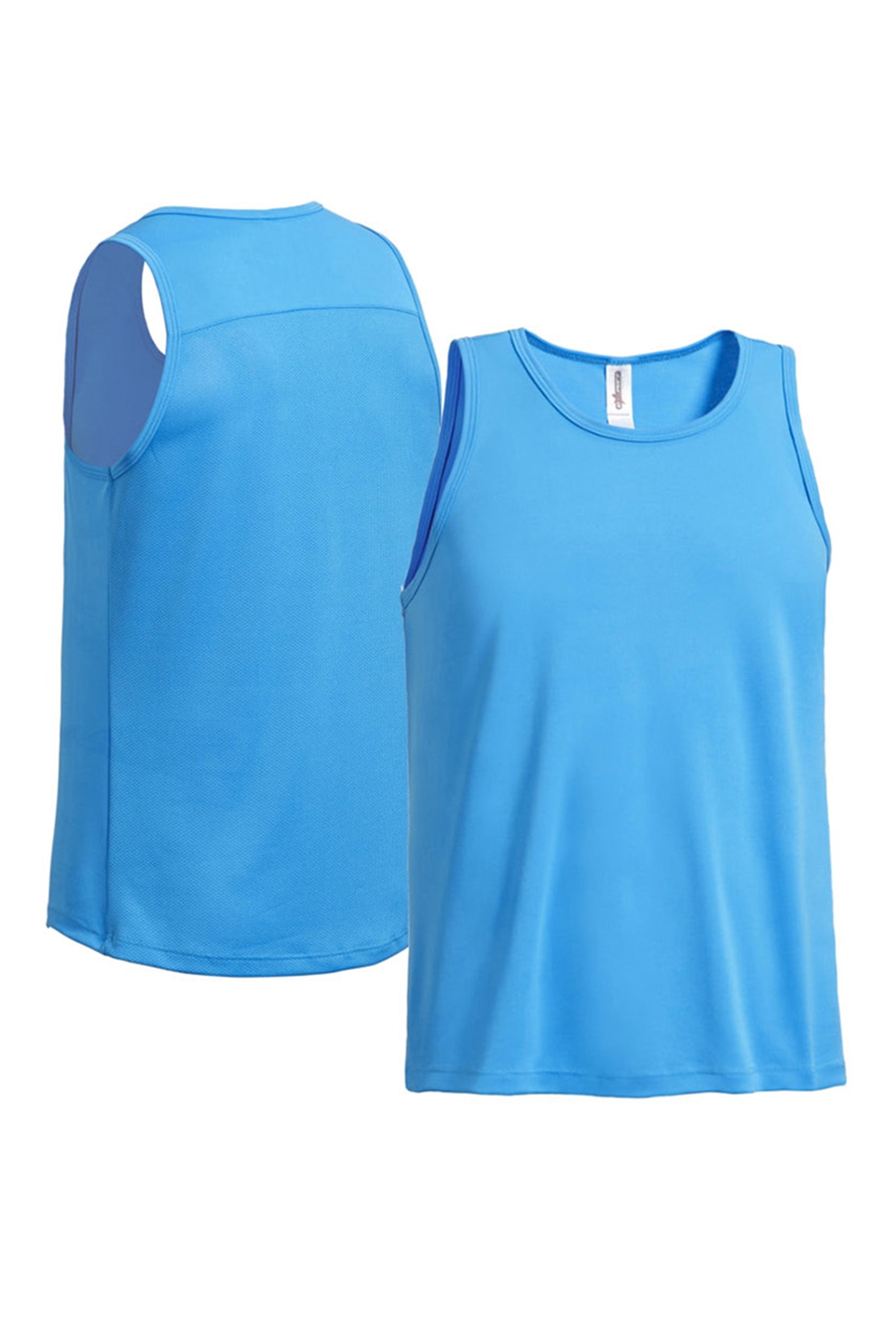 Men's DriMax Workout Sleeveless Mesh Tech T-Shirt