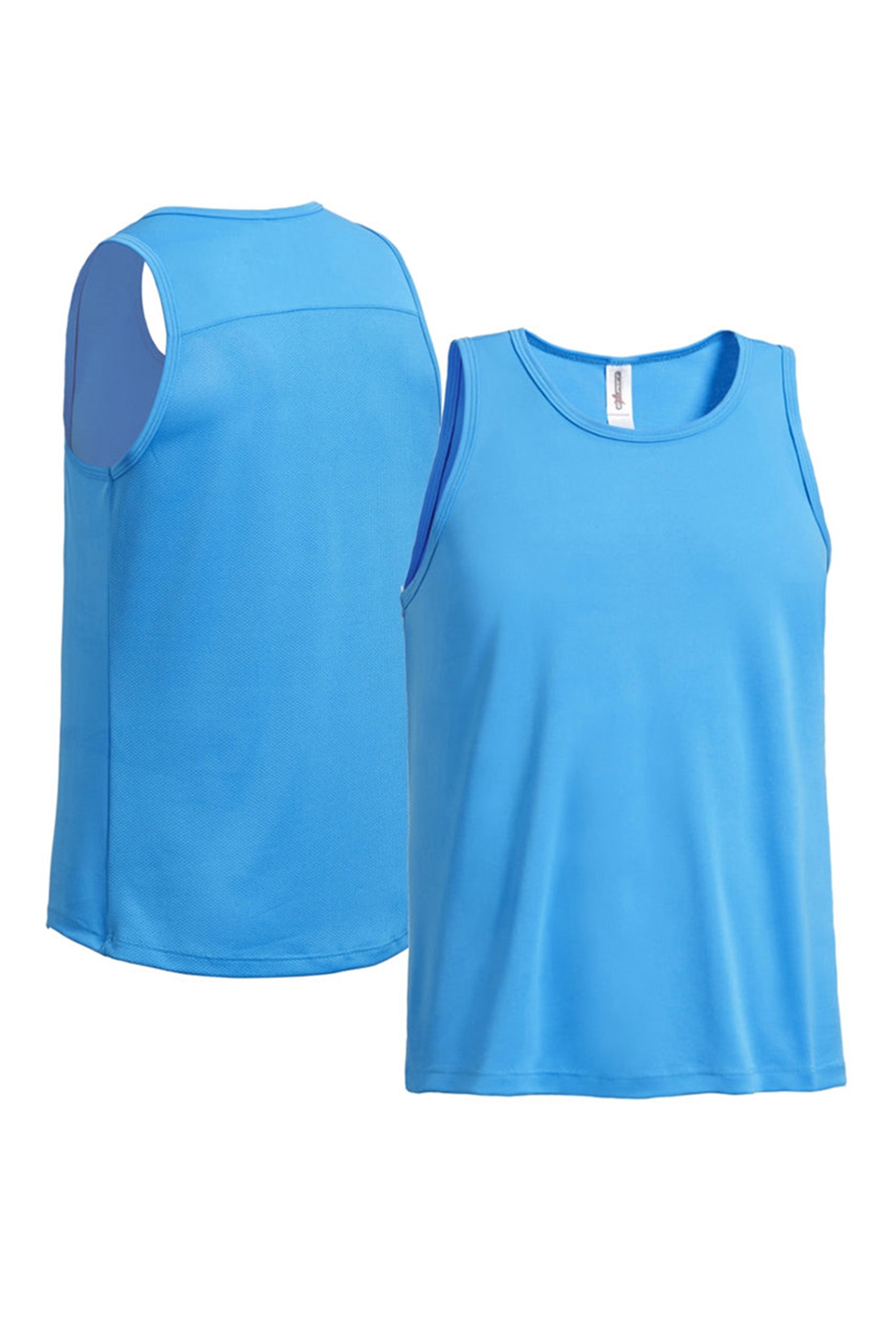 Men's DriMax Workout Sleeveless Mesh Tech T-SHIRT