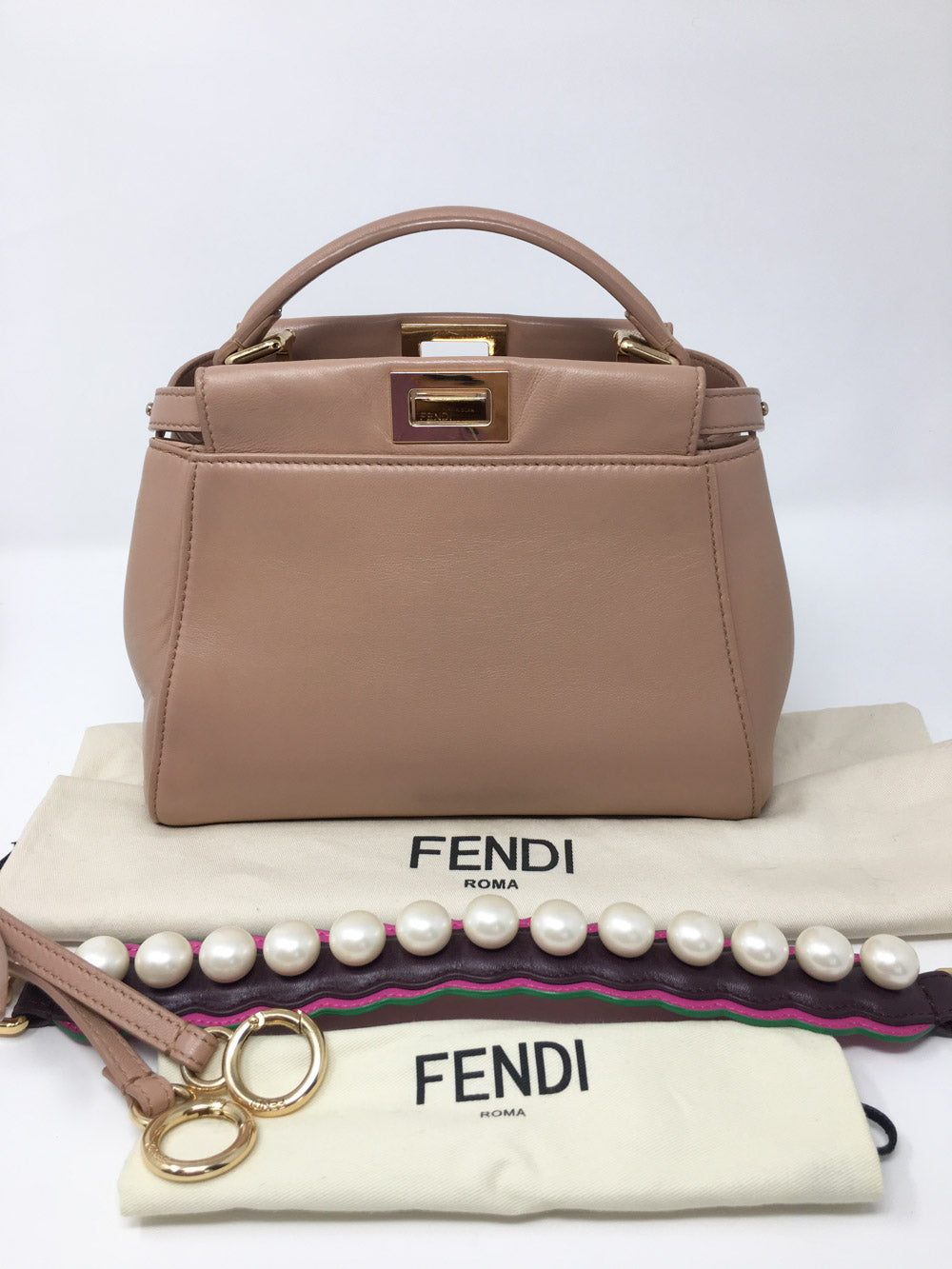 fendi peekaboo with strap