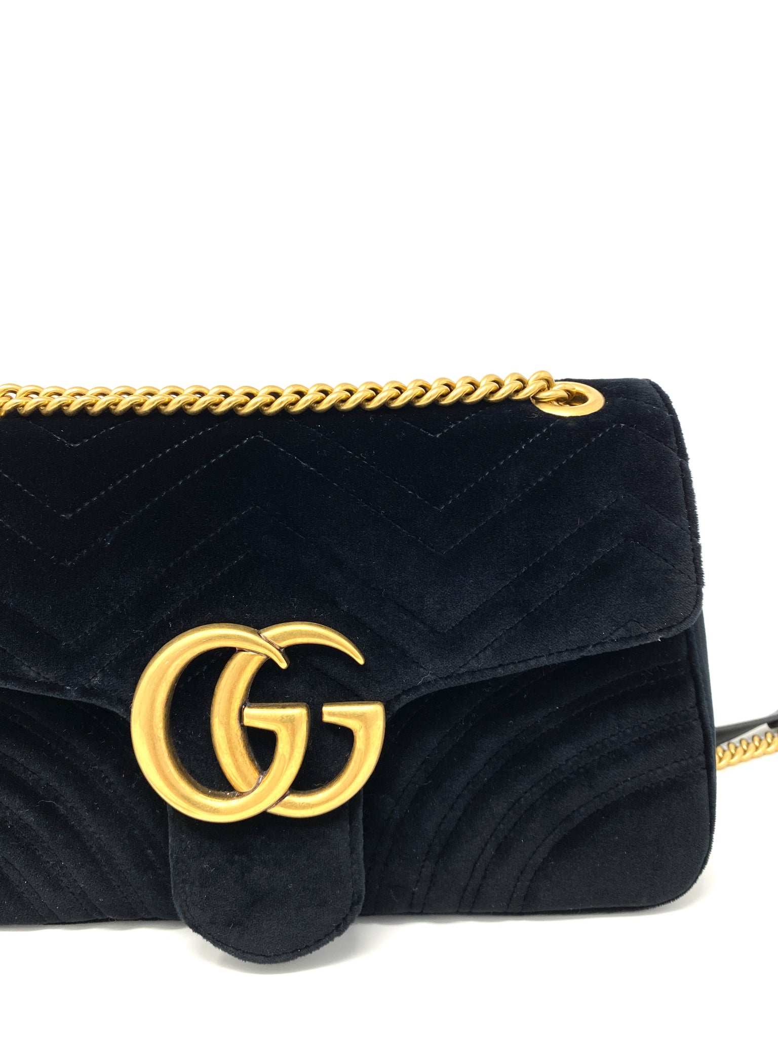 how to clean velvet gucci bag