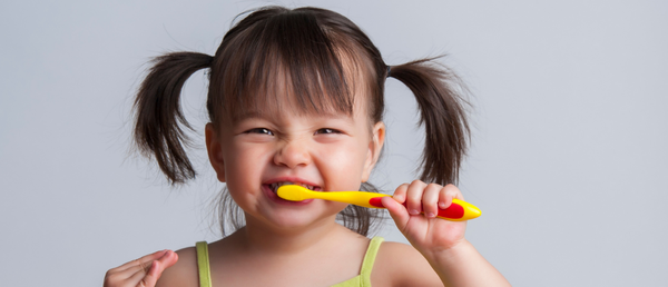 Child brushing their teeth