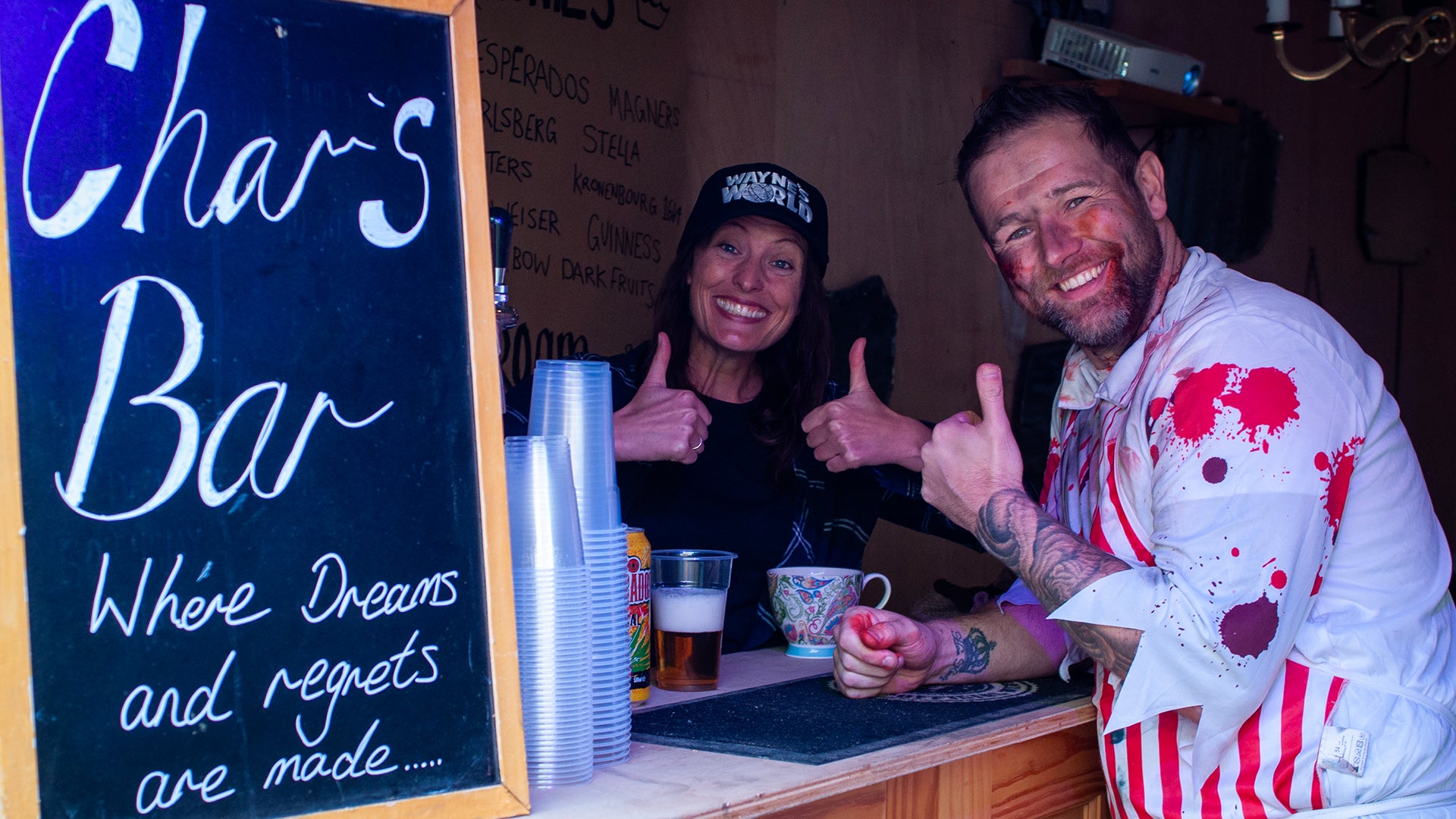 Pop up bar at Prime Skatepark Plymouth