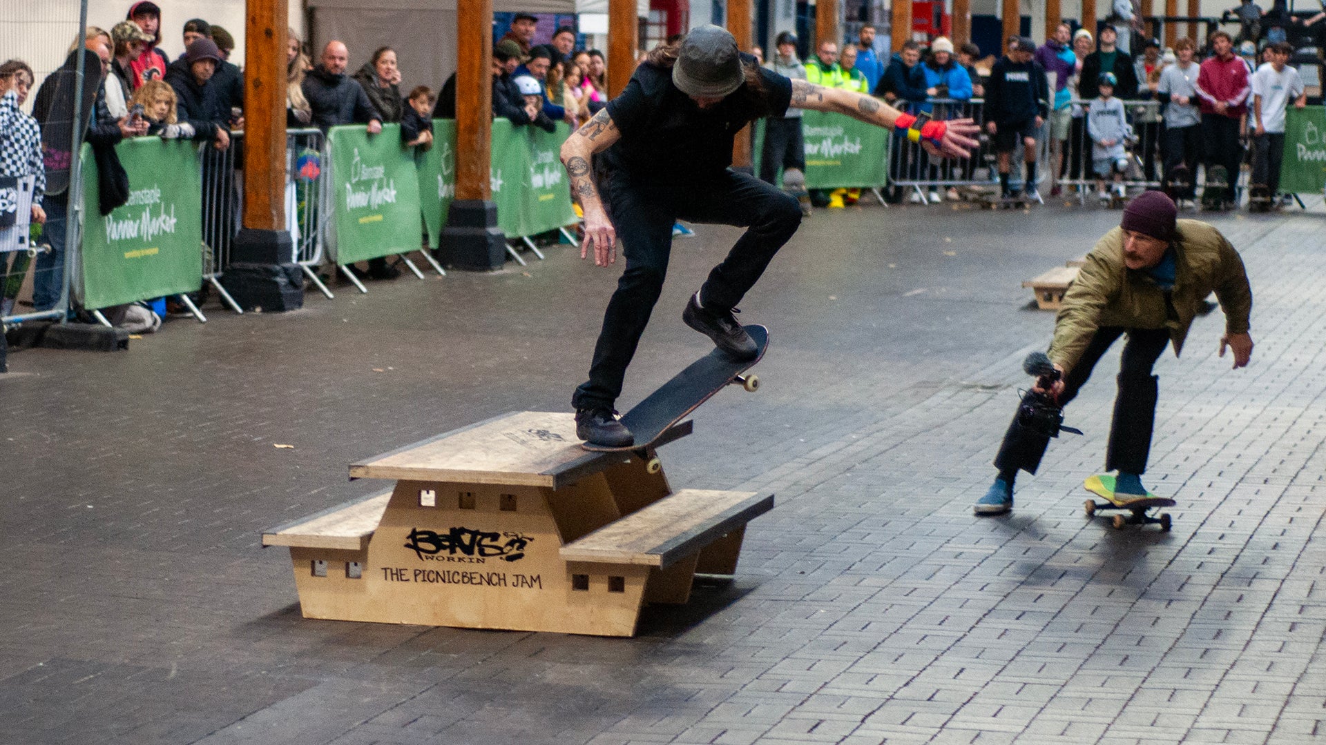 Prime Delux Skate Trip Out to the Barnstaple Picnic Bench Skate Jam