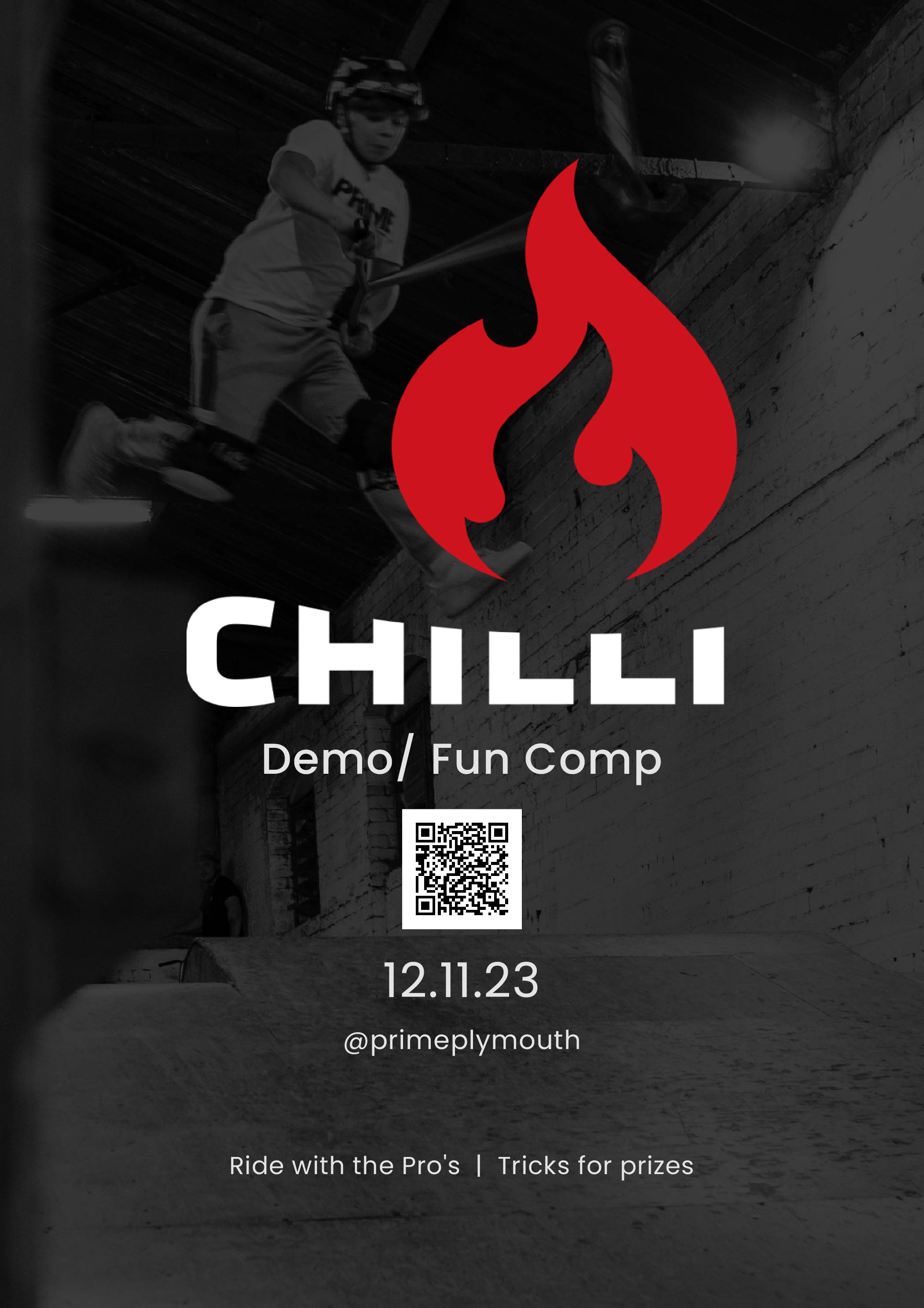 Chilli Scooters Demo/ Fun Competition at Prime Skatepark