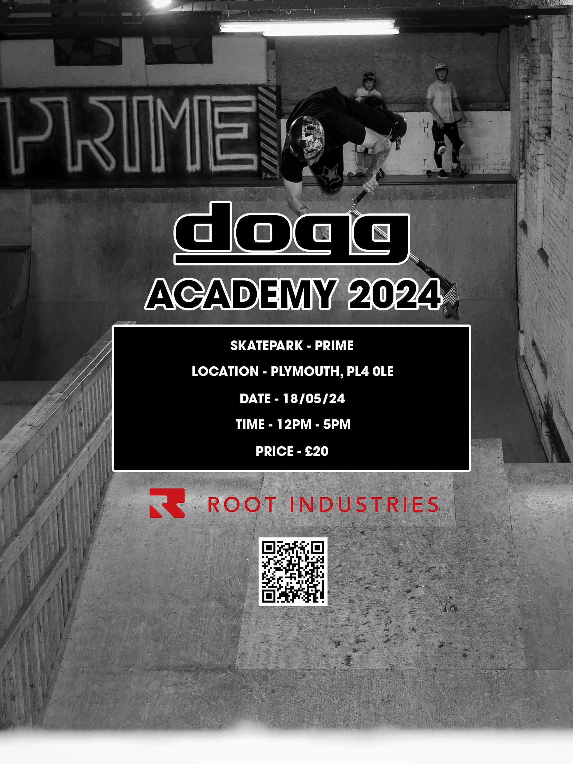 Dogg Academy at Prime Skatepark, Plymouth, Devon.