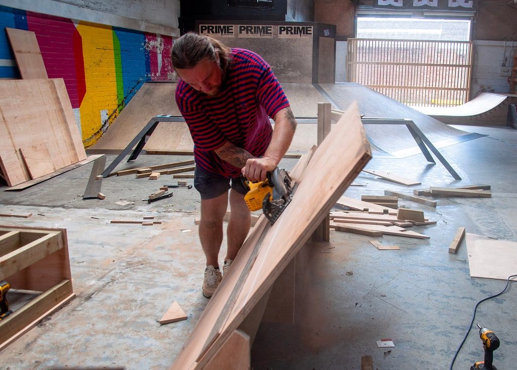 Adjusting the Anchor Bank at Prime Skatepark