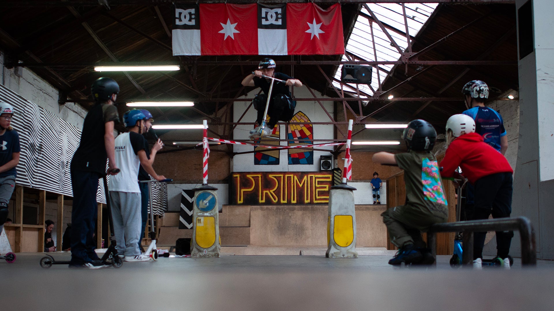 Scooter High Jump at Prime Skatepark Plymouth with Chilli Scooters