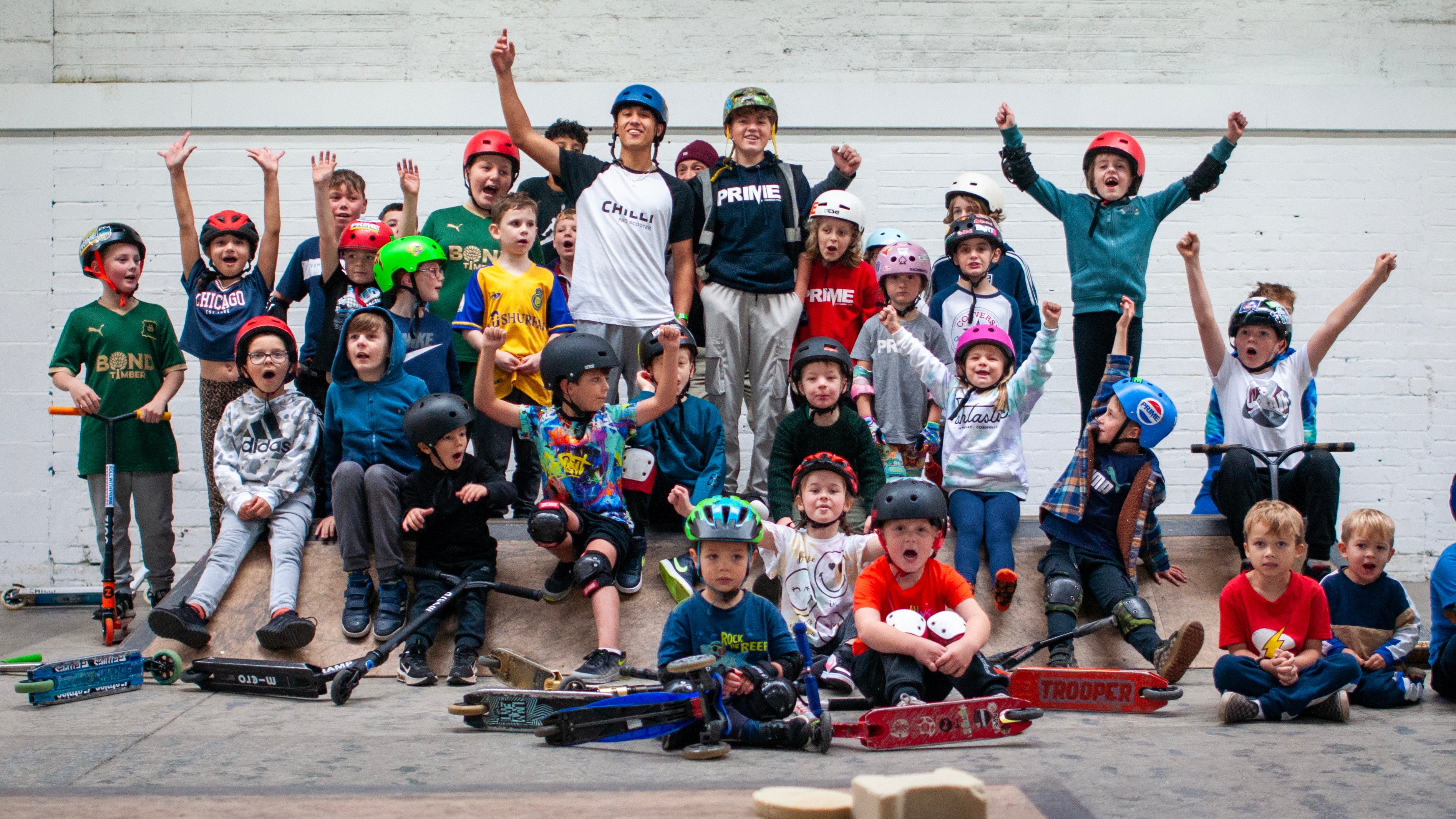 Harvey Perkins at Prime Skatepark Plymouth for Chilli Scooters