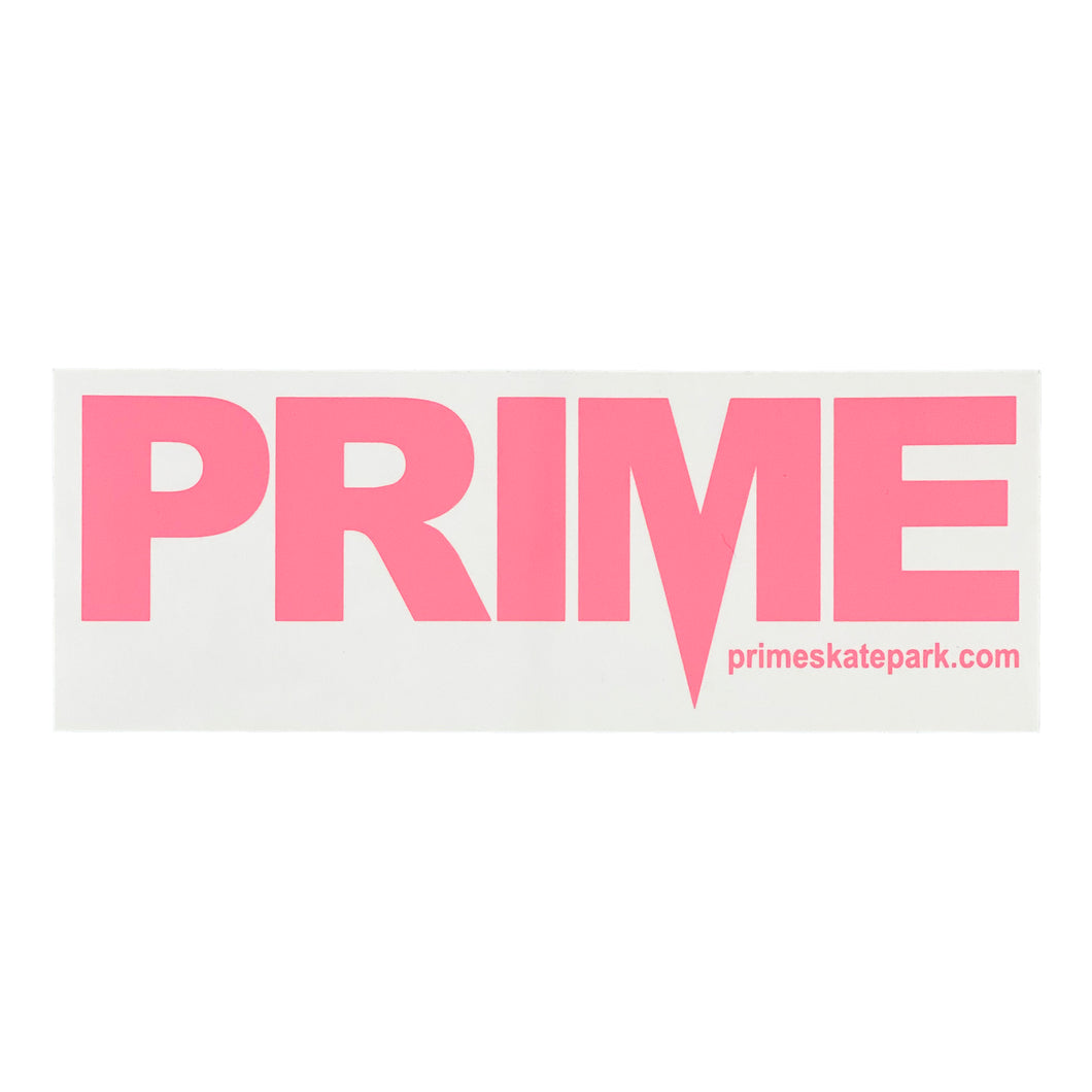 Prime Delux OG SP Sticker XXL - Powder Pink / Clear - Prime Delux Store