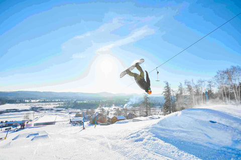 Snowboard flip and rotation